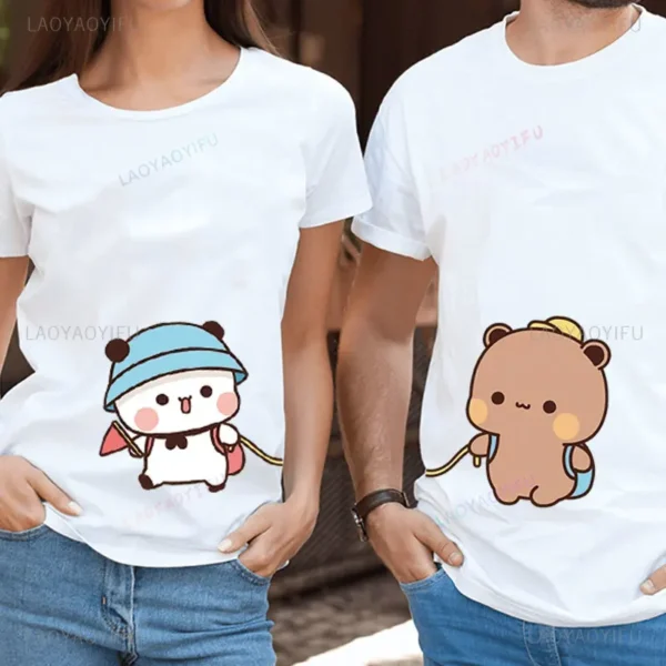 Kawaii Cute Bubu Dudu Couple T-Shirt