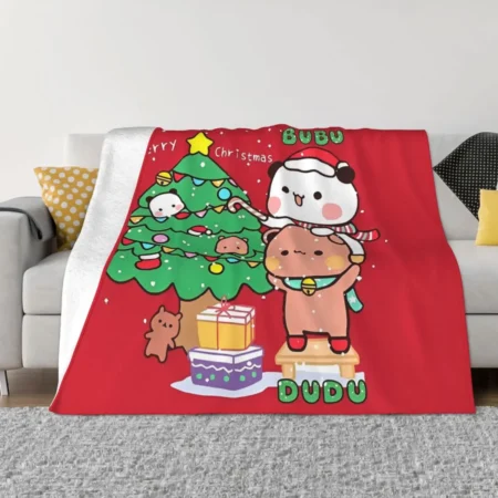 Bubu Dudu Xmas Knitted Blanket