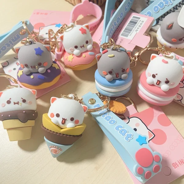 Bubu and Dudu Mitao Cat Keychain