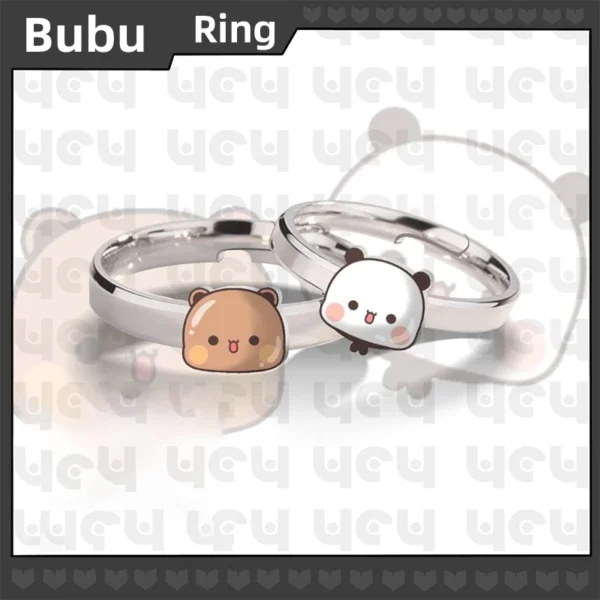 Bubu and Yier Adjustable Couple Ring