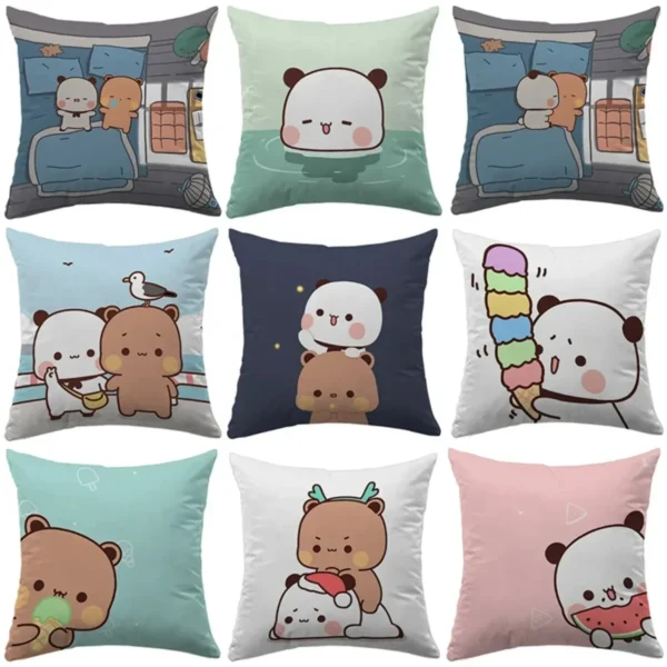 Bubu Dudu Throw Pillow Covers