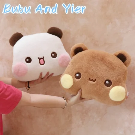 Panda Bubu and Yier Big Head Plush