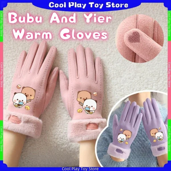 Bubu And Yier Cartoon Warm Gloves