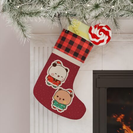 Bubu Dudu Christmas Stockings - Festive Bear and Panda Holiday Sacks for Magical Surprises