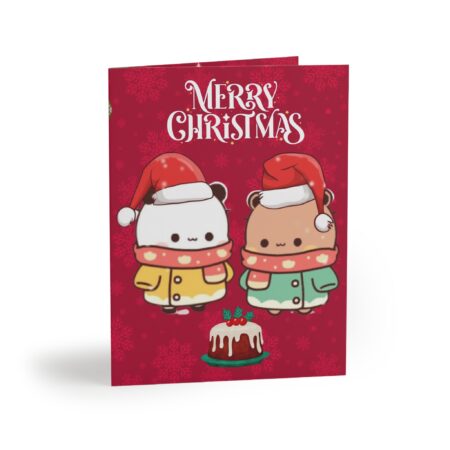 Bubu Dudu Christmas Greeting - Heartfelt Bear and Panda Holiday Message for Joyful Connections