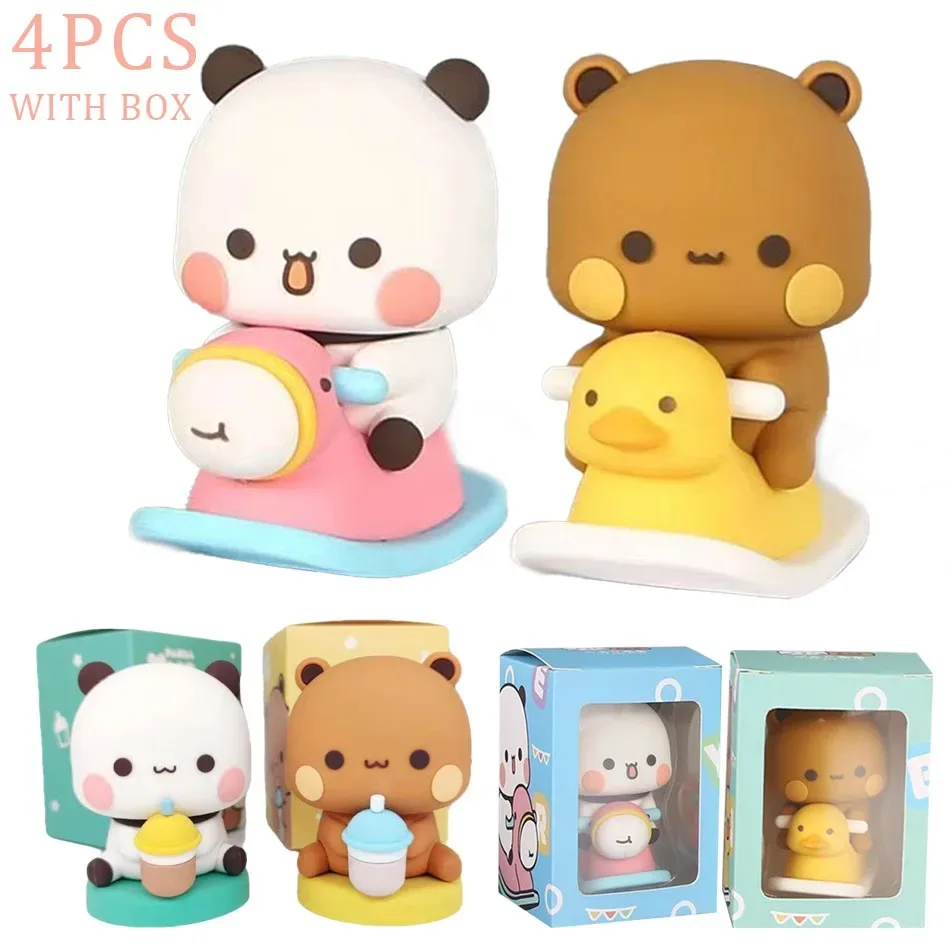 Kawaii Bubu Dudu Panda Bear Figure - Adorable Panda Collectible for Fans and Decor - Image 2