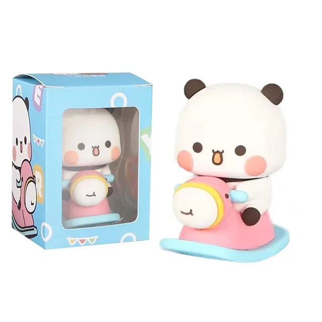 Kawaii Bubu Dudu Panda Bear Figure - Adorable Panda Collectible for Fans and Decor - Image 3
