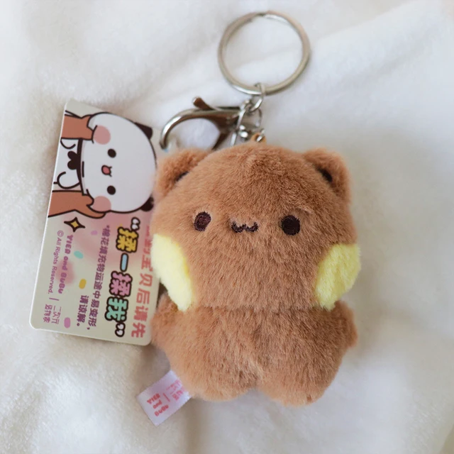 Panda Bubu and Yier Plush Keychain – Cute and Portable Panda Accessory - Image 4