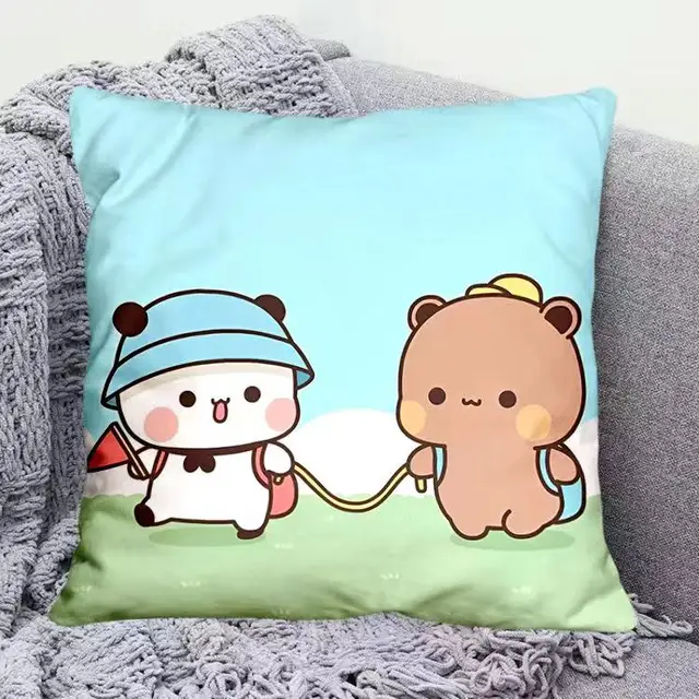 Bubu Dudu Cartoon Square Pillow Covers – Cute Decorative Cushion Covers - Image 7