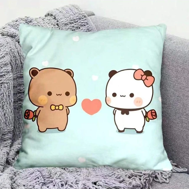 Bubu Dudu Cartoon Square Pillow Covers – Cute Decorative Cushion Covers - Image 4