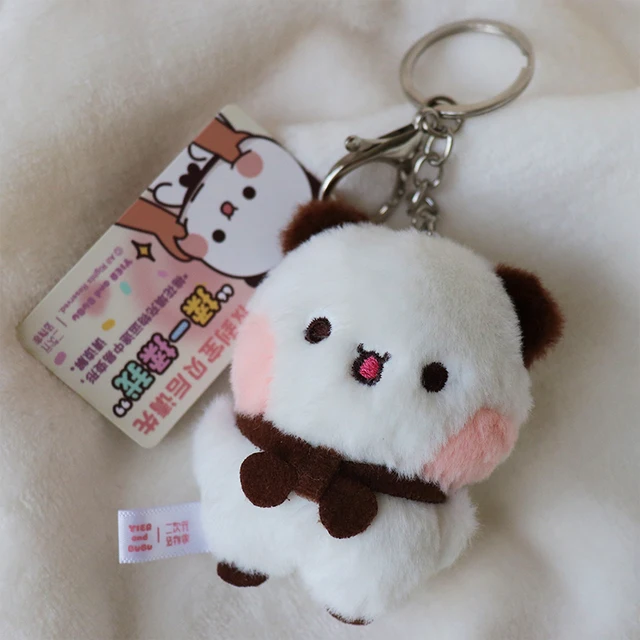 Panda Bubu and Yier Plush Keychain – Cute and Portable Panda Accessory - Image 5