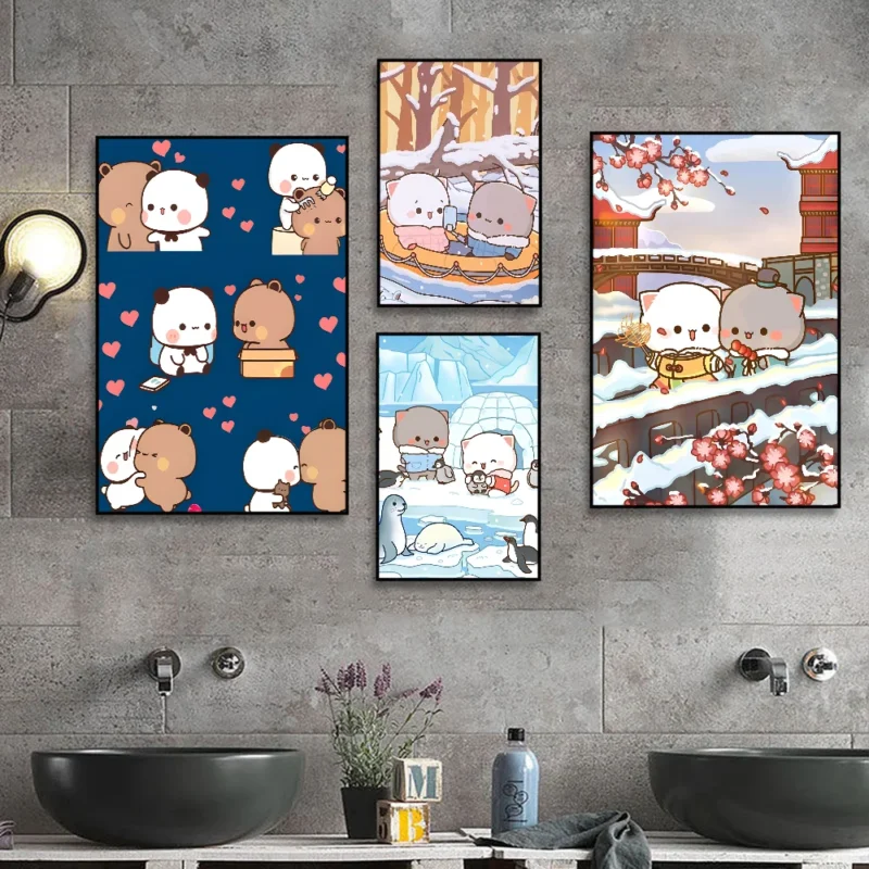 BuBu DuDu Cartoon Vintage Poster