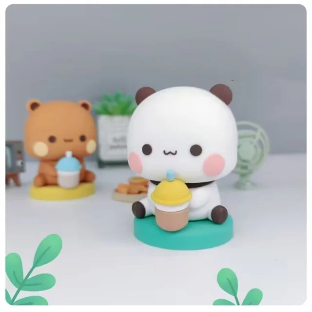 Cute Bubu Dudu Panda Bear Figure – Adorable Collectible Desk Decor - Image 4