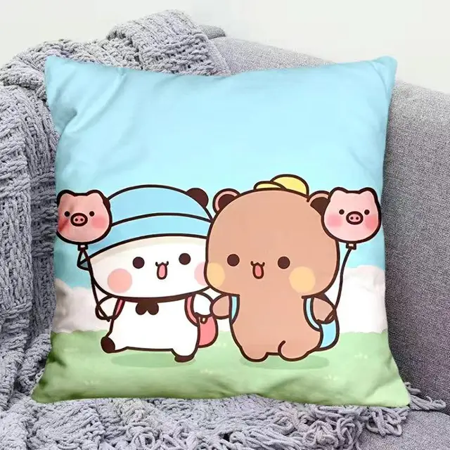 Bubu Dudu Cartoon Square Pillow Covers – Cute Decorative Cushion Covers - Image 8