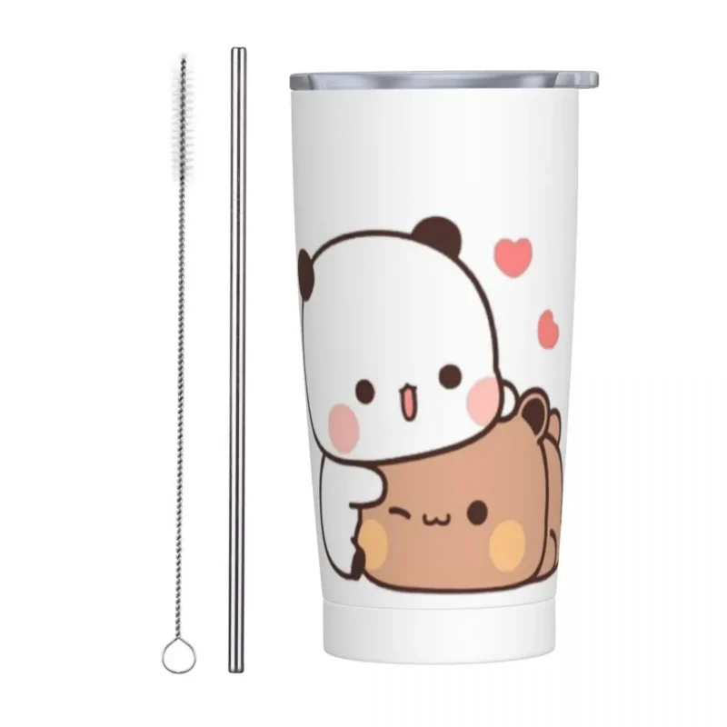 Stainless Steel Tumbler Bubu Dudu Coffee – Insulated Travel Mug for Hot & Cold Drinks