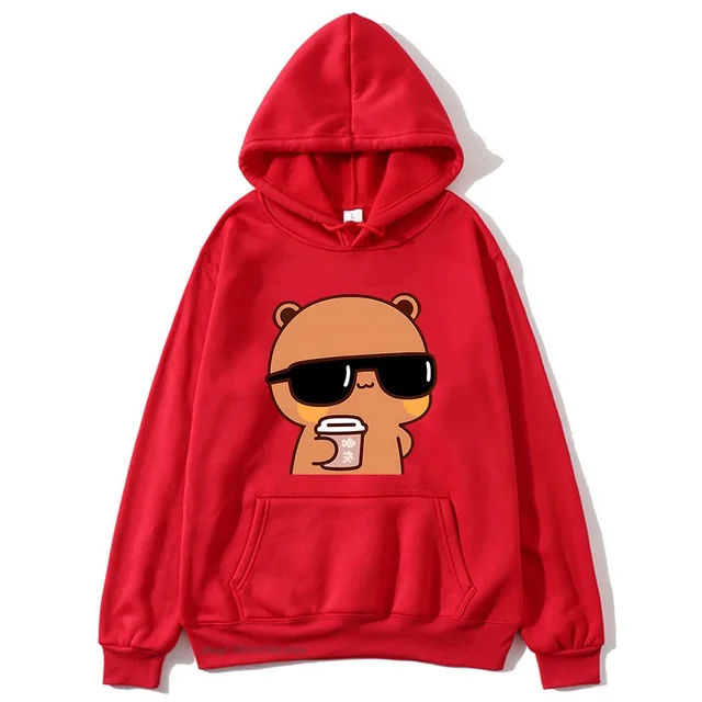 Couple Hoodies – Bubu Is Watching a Movie With Dudu - Image 5